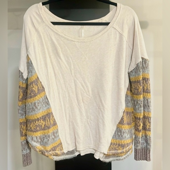 Free People Sinner Oversized Knit Pullover Sweater XS - Picture 2 of 3